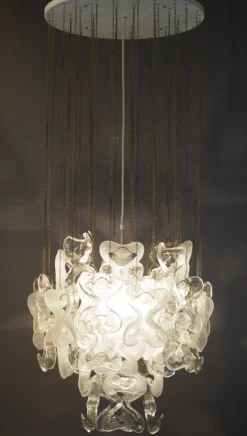 Hot Pamono Catene Ceiling Lamp by J. T. Kalmar for Kalmar Franken KG, 1960s