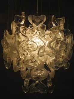 Hot Pamono Catene Ceiling Lamp by J. T. Kalmar for Kalmar Franken KG, 1960s