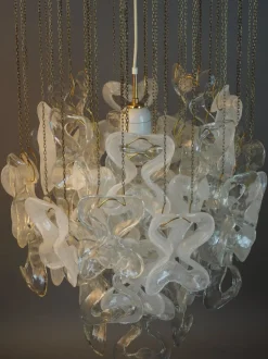 Hot Pamono Catene Ceiling Lamp by J. T. Kalmar for Kalmar Franken KG, 1960s