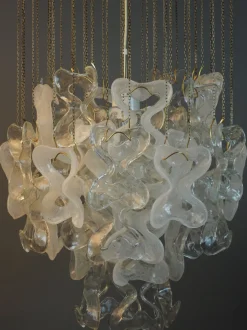 Hot Pamono Catene Ceiling Lamp by J. T. Kalmar for Kalmar Franken KG, 1960s