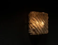 Online Pamono Ceiling and Wall Light in Ice Glass and Gold by Egon Hillebrand for Hillebrand Lighting, 1960s