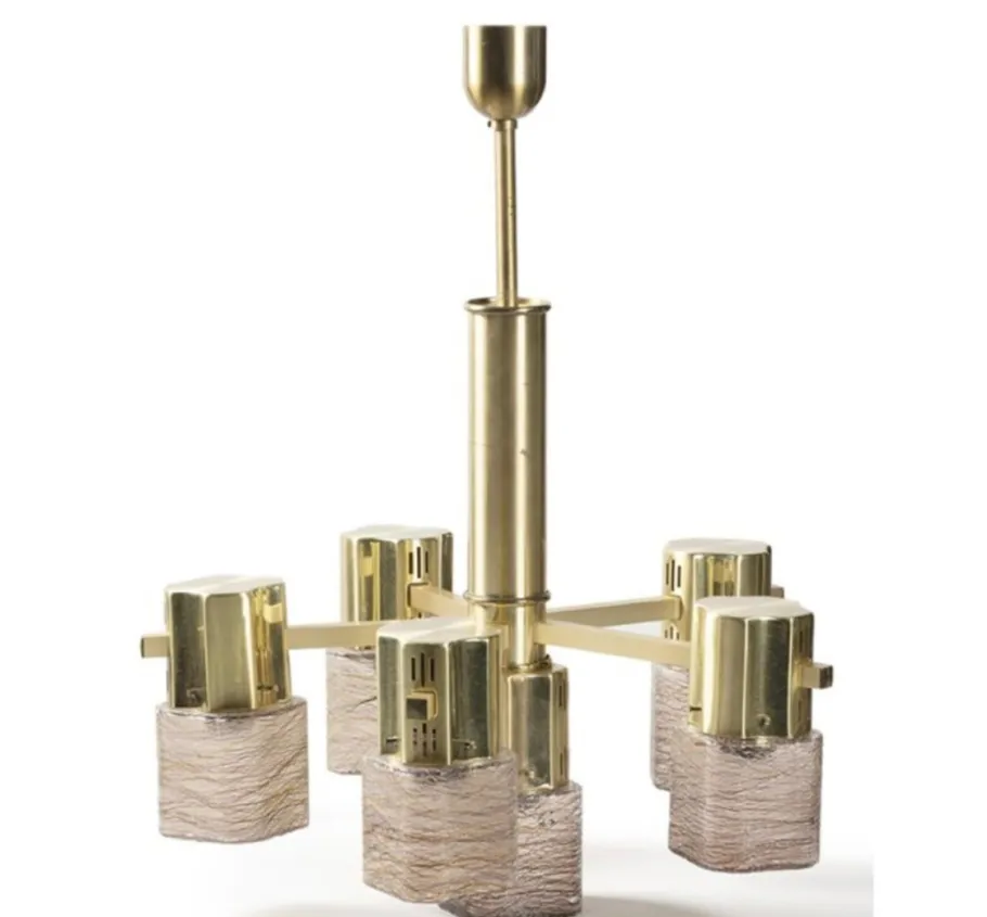 Clearance Pamono Ceiling Lamp by Gaetano Sciolari for Sciolari, 1970s