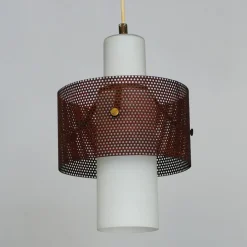 New Pamono Ceiling Lamp in the style of Mathieu Matégot, 1950s