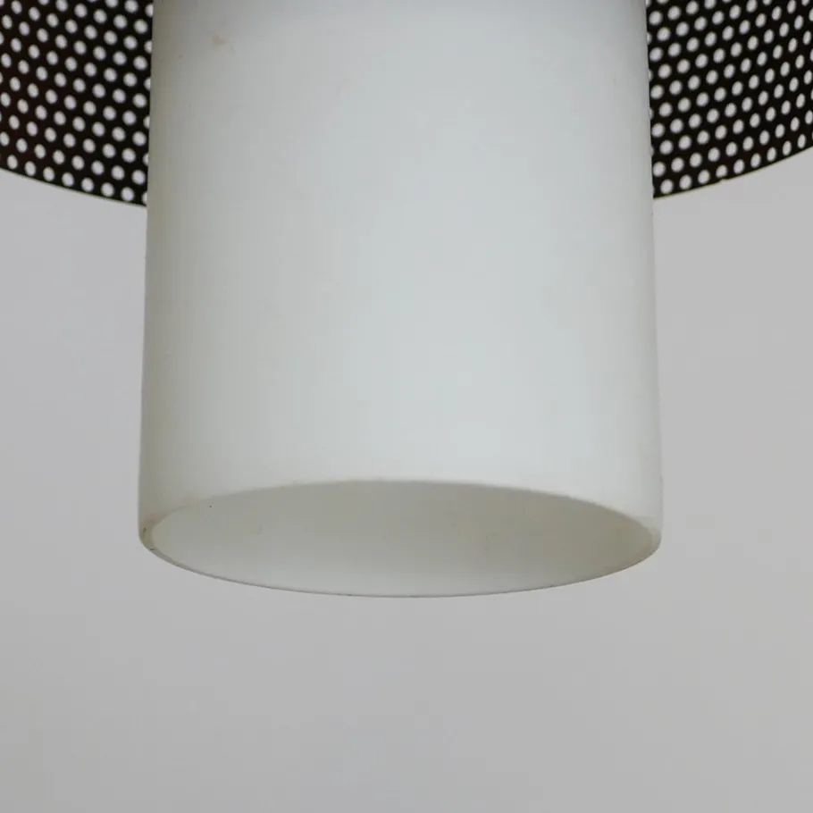 New Pamono Ceiling Lamp in the style of Mathieu Matégot, 1950s