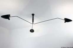 Online Pamono Ceiling Lamp with Three Rotating Arms by Serge Mouille