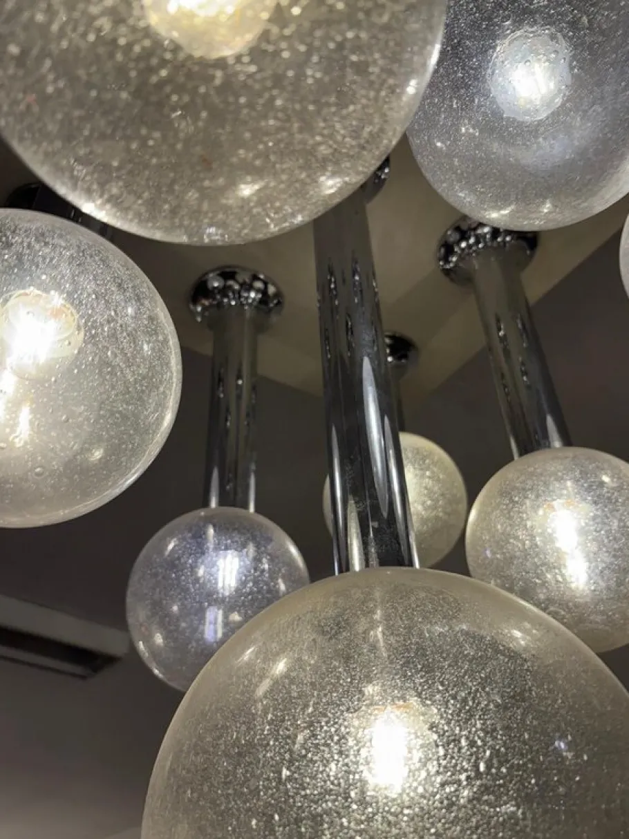 New Pamono Ceiling Light in the style of Goffredo Reggiani, 1970s