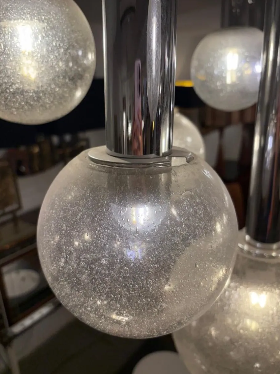 New Pamono Ceiling Light in the style of Goffredo Reggiani, 1970s