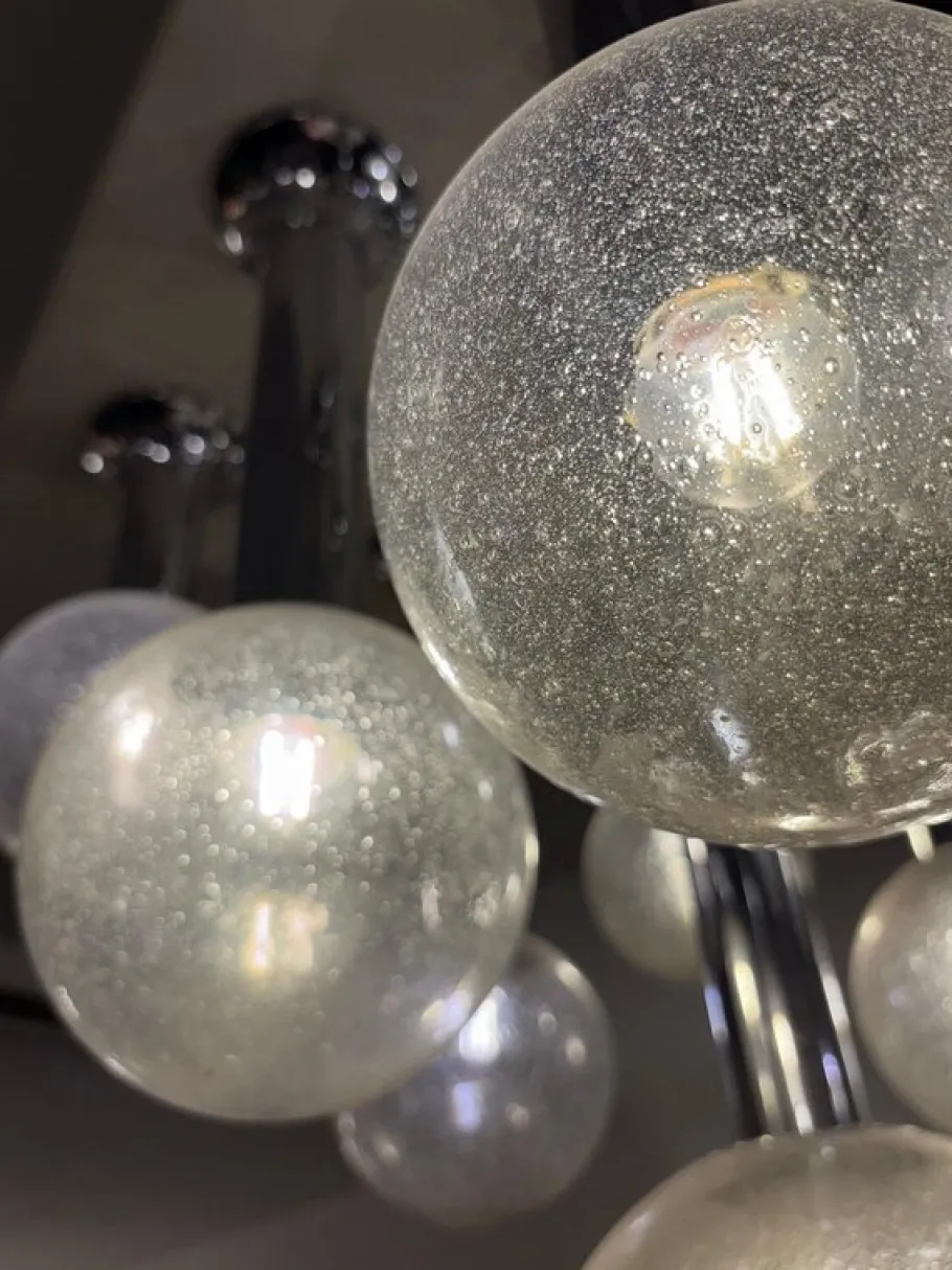 New Pamono Ceiling Light in the style of Goffredo Reggiani, 1970s