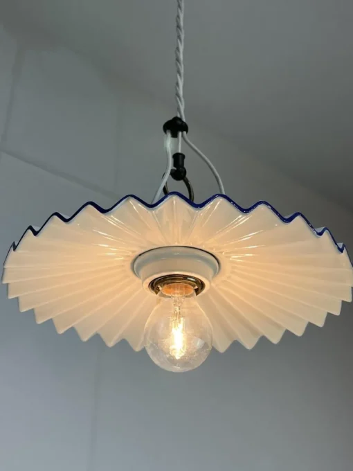 Best Pamono Ceramic and Brass Ceiling Lamp by Aldo Bernardi, Italy, 1990s