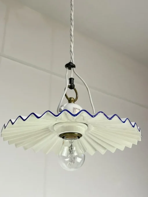 Best Pamono Ceramic and Brass Ceiling Lamp by Aldo Bernardi, Italy, 1990s