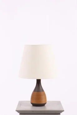 Outlet Pamono Ceramic and Rope Table Lamp by Einar Johansen, Denmark, 1960s
