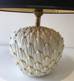 New Pamono Ceramic Artichoke Lamp