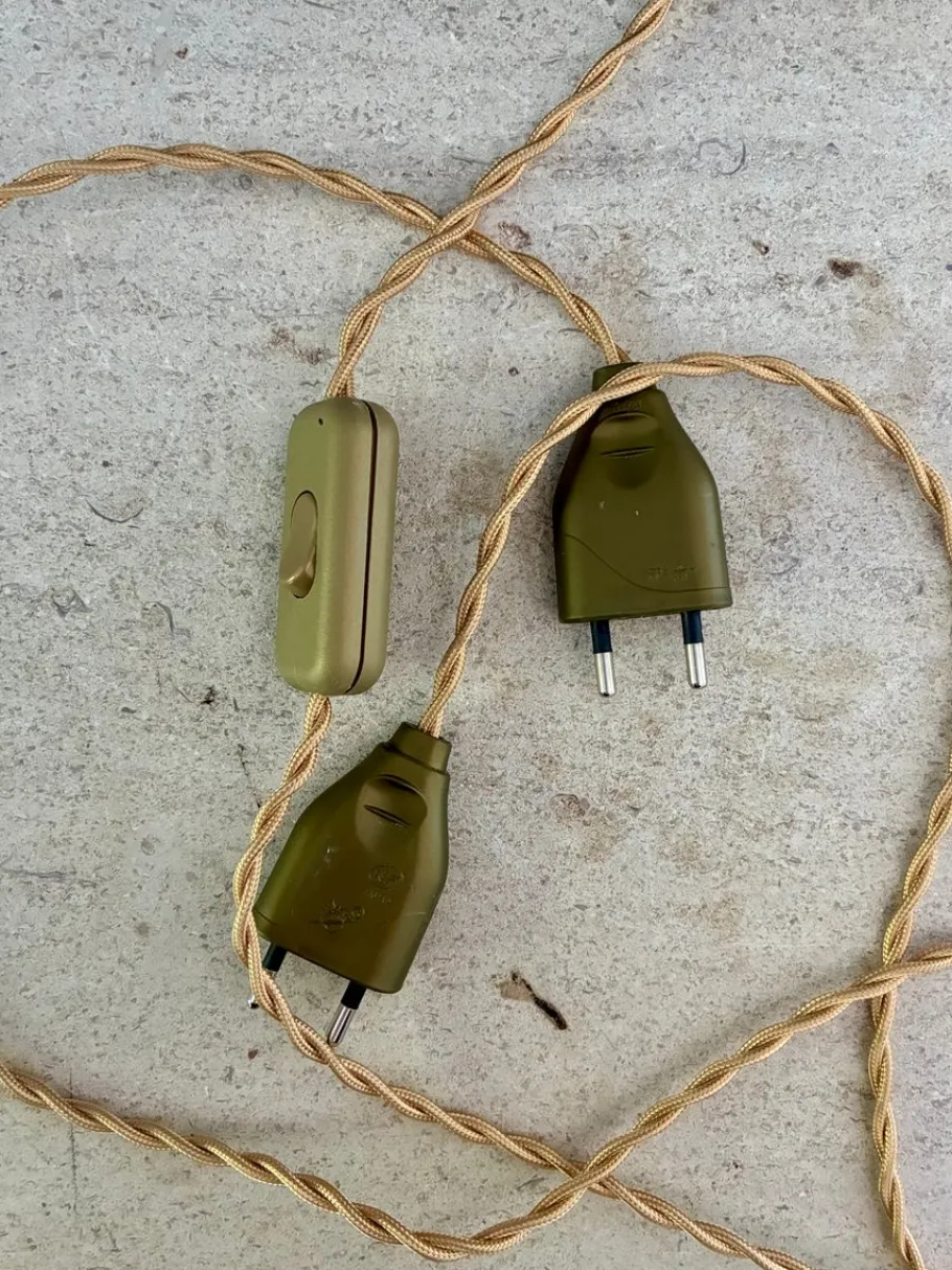 Discount Pamono Ceramic Bedside Lamps, 1950, Set of 2