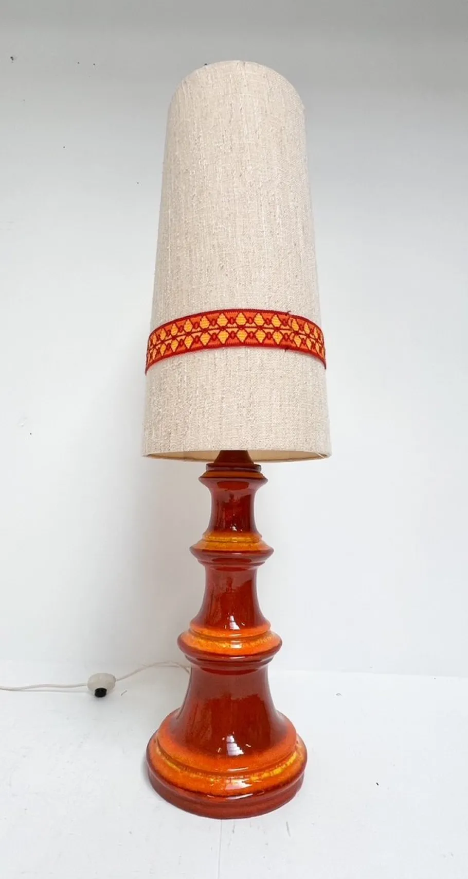 Hot Pamono Ceramic Fat Lava Floor Lamp from Hustadt Leuchten, 1960s