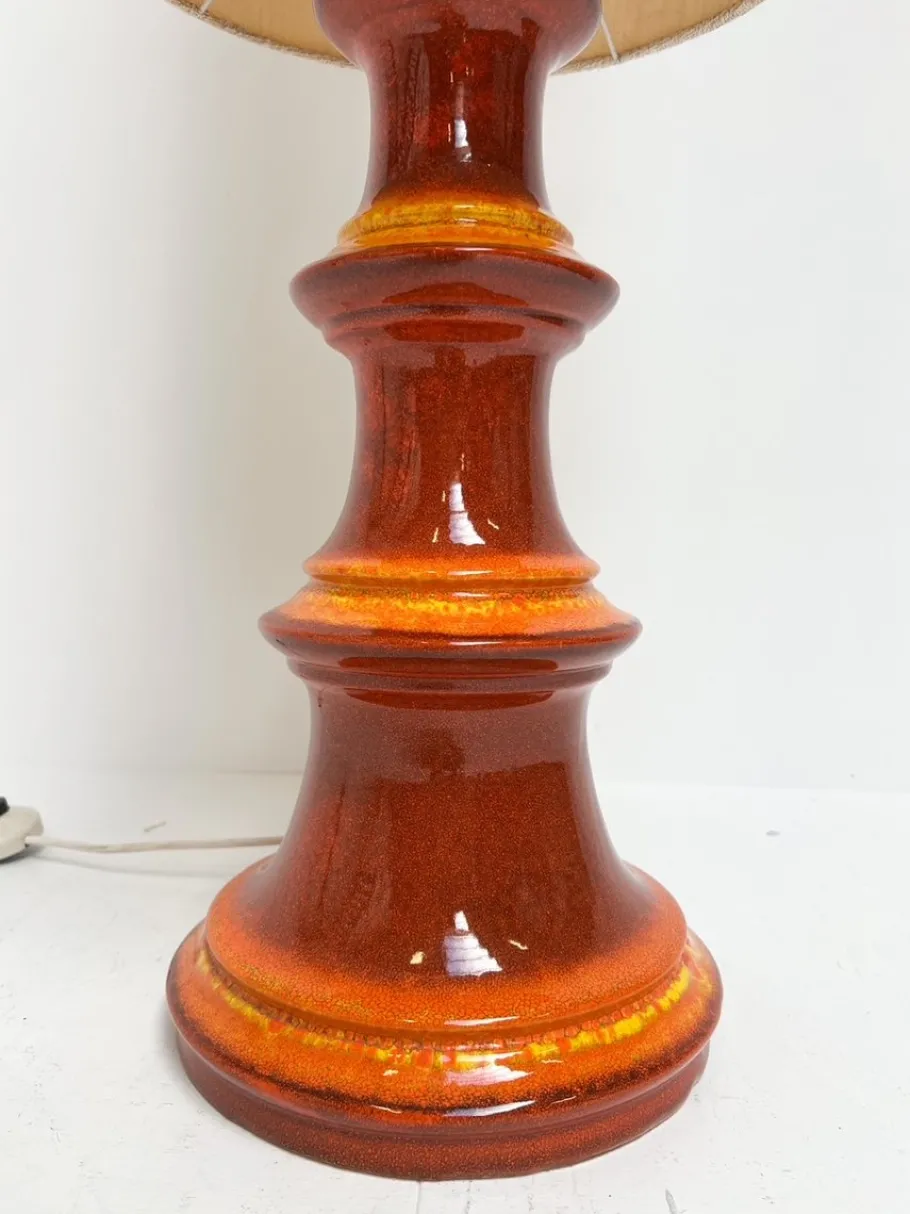 Hot Pamono Ceramic Fat Lava Floor Lamp from Hustadt Leuchten, 1960s