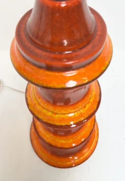 Hot Pamono Ceramic Fat Lava Floor Lamp from Hustadt Leuchten, 1960s