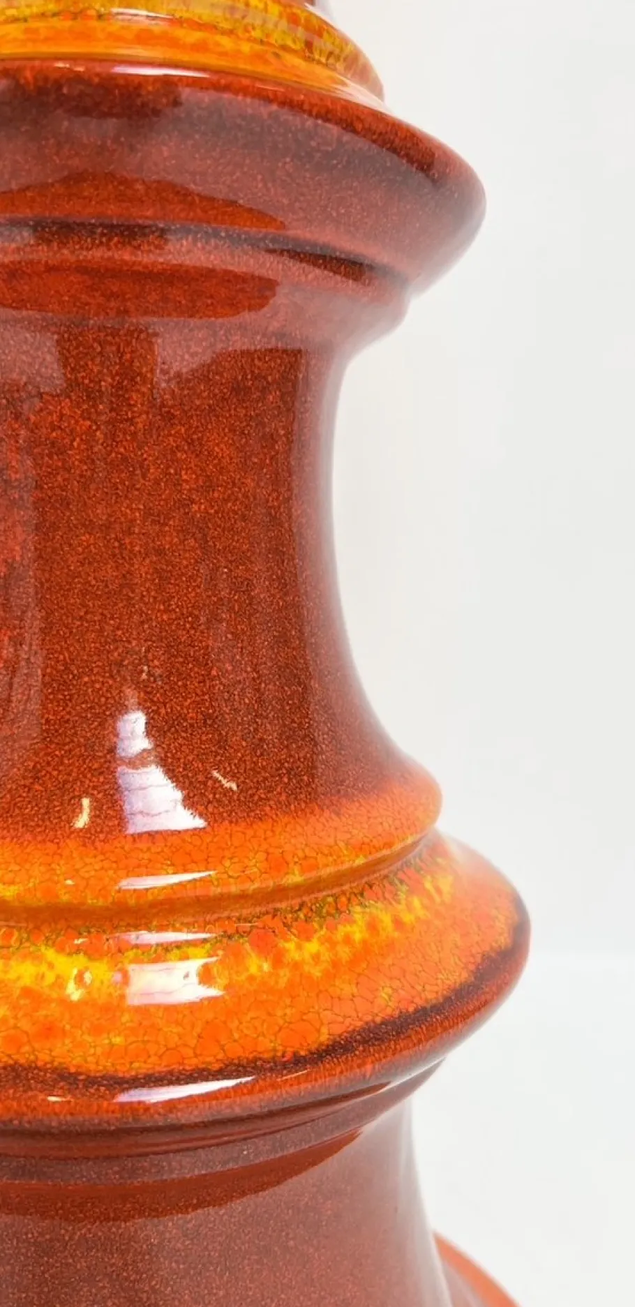 Hot Pamono Ceramic Fat Lava Floor Lamp from Hustadt Leuchten, 1960s