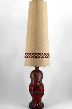 Discount Pamono Ceramic Floor Lamp attributed to Walter Gerhards, Germany, 1960s-1970s