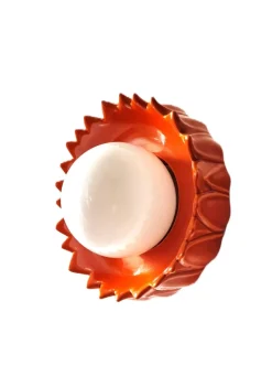 Best Pamono Ceramic Flower Wall Lamp, 1960s