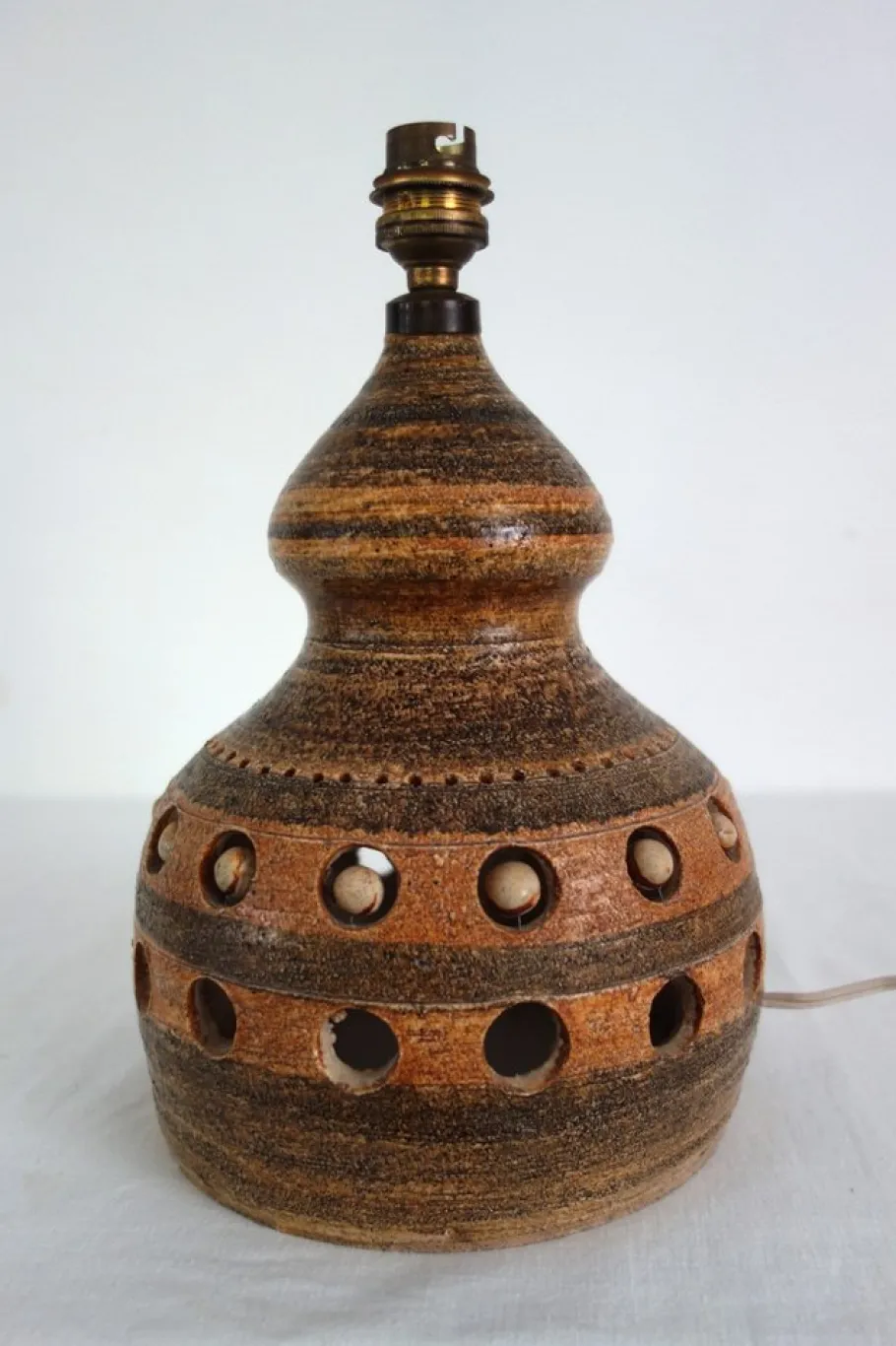 Clearance Pamono Ceramic Lamp Bases from Georges Pelletier, 1960s