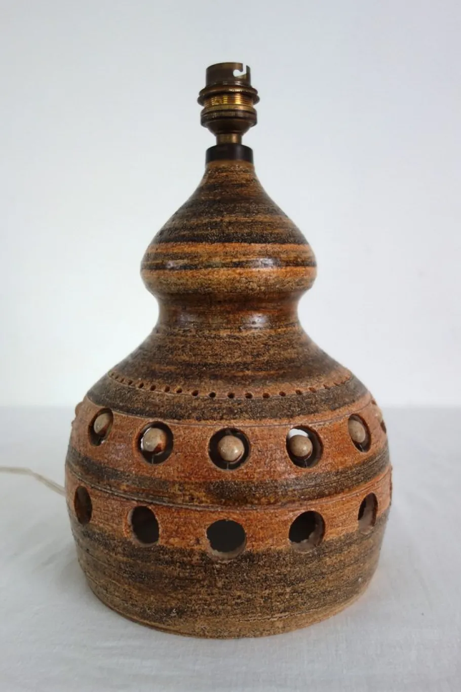 Clearance Pamono Ceramic Lamp Bases from Georges Pelletier, 1960s