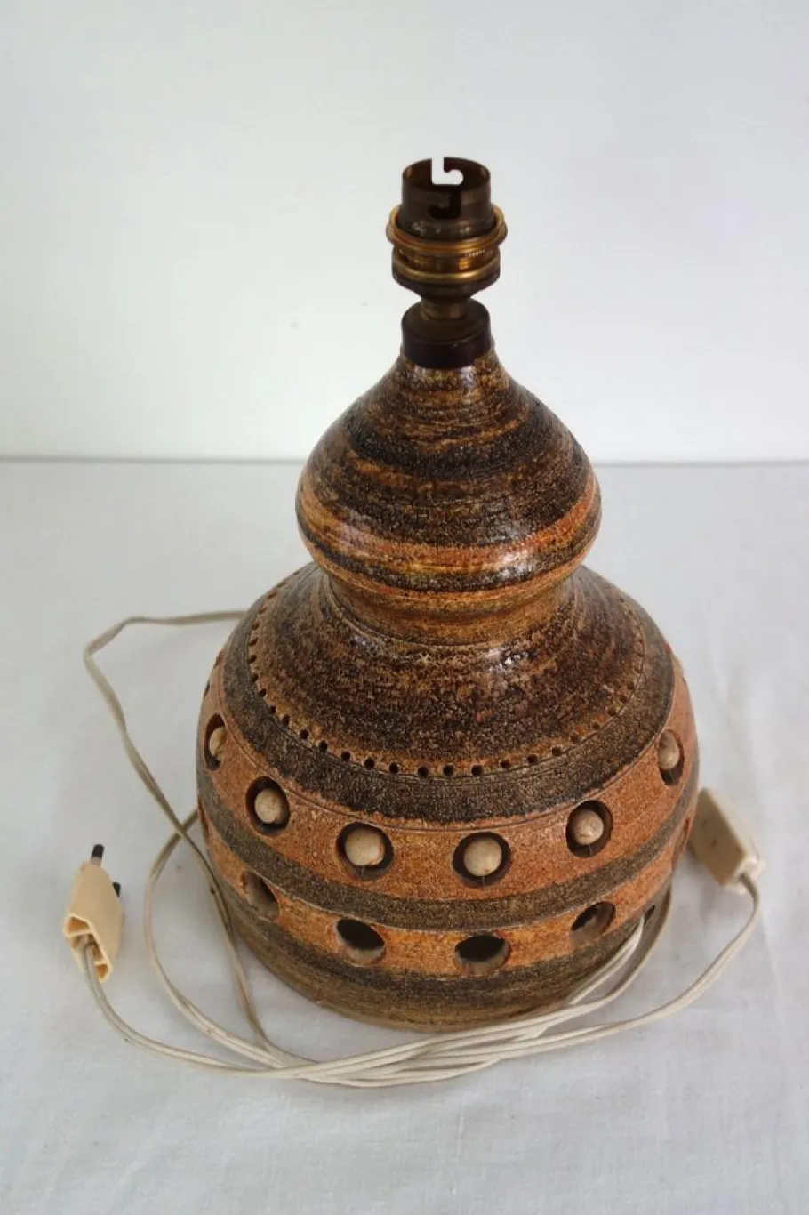 Clearance Pamono Ceramic Lamp Bases from Georges Pelletier, 1960s