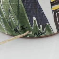 Outlet Pamono Ceramic Lamp by Marian Zawadski for Tilgmans, Sweden, 1962