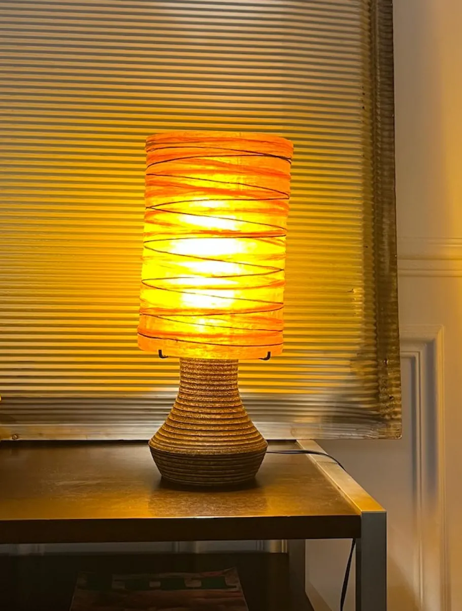 Online Pamono Ceramic Lamp from Accolay, 1970s