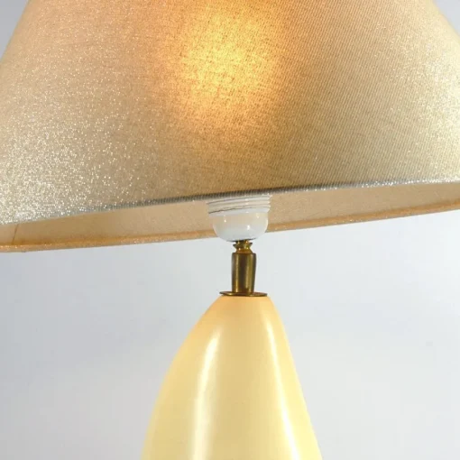Best Pamono Ceramic Pebble Table Lamp by François Chatain, France, 1990s