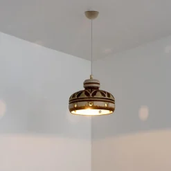 Clearance Pamono Ceramic Pendant Light, Denmark, 1970