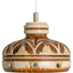 Clearance Pamono Ceramic Pendant Light, Denmark, 1970