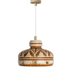 Clearance Pamono Ceramic Pendant Light, Denmark, 1970