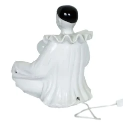 Sale Pamono Ceramic Pierrot Figurine Table Lamp from Nove-Bassano, 1960s