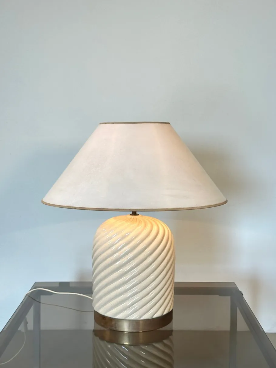 Online Pamono Ceramic Table Lamp by Tommaso Barbi, 1970s