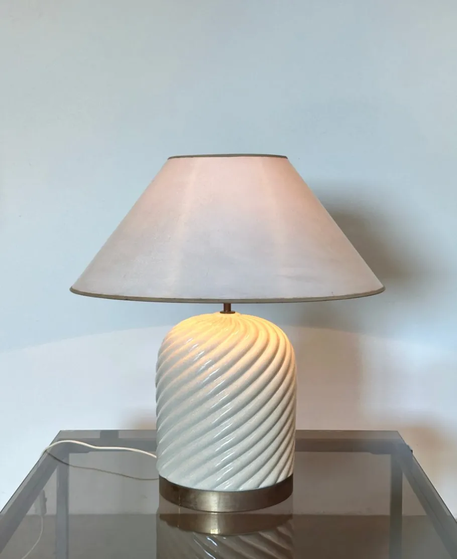 Online Pamono Ceramic Table Lamp by Tommaso Barbi, 1970s