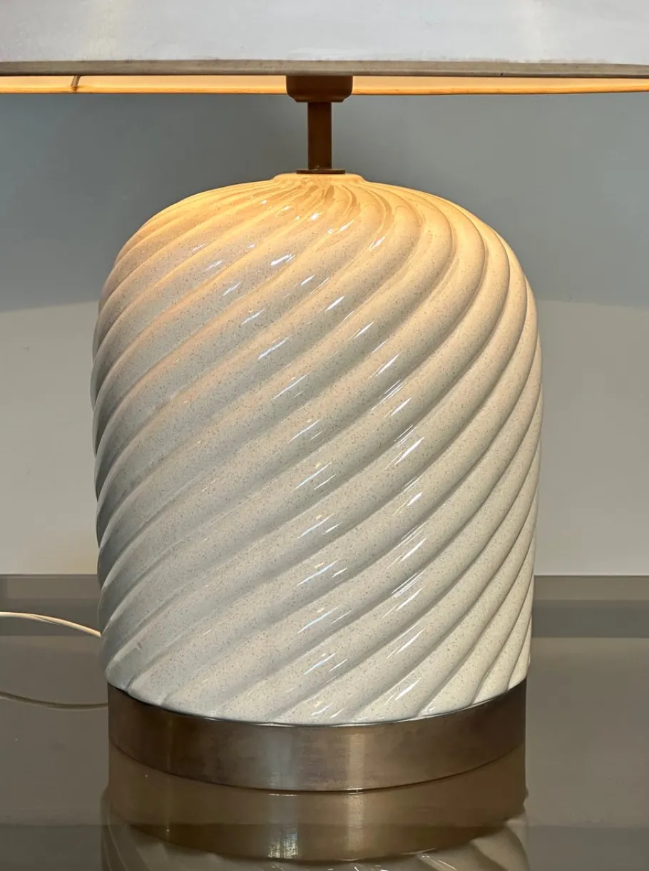 Online Pamono Ceramic Table Lamp by Tommaso Barbi, 1970s