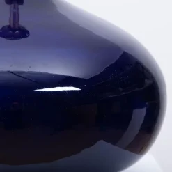 Pamono Ceramic Table Lamp with New Silk Custom Made Lampshade by René Houben, 1960s