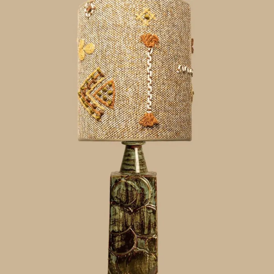 Clearance Pamono Ceramic Table Lamps attributed to Soholm, Denmark, 1960s, Set of 2