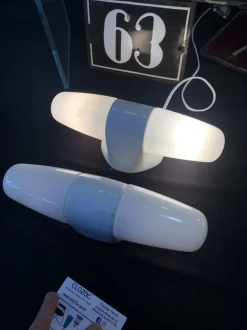 Hot Pamono Ceramic Wall Lamp by Wilhelm Wagenfeld, 1950s