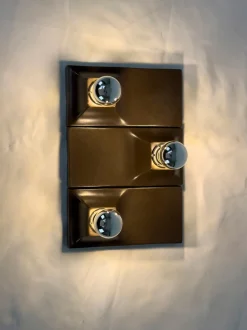 Hot Pamono Ceramic Wall Lamps, 1960s, Set of 3