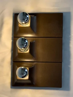 Hot Pamono Ceramic Wall Lamps, 1960s, Set of 3