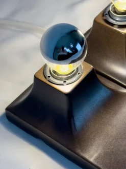 Hot Pamono Ceramic Wall Lamps, 1960s, Set of 3