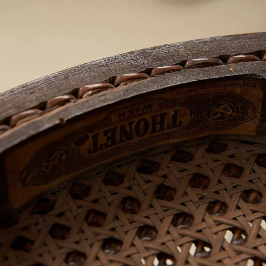 Discount Pamono Chairs in Wood and Vienna Straw from Thonet, Set of 6