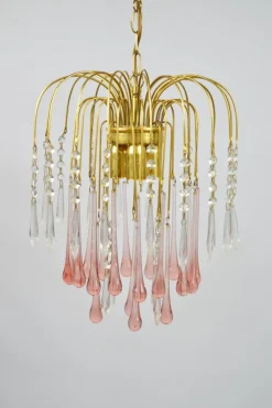 Discount Pamono Chandelier attributed to P. Venini, Italy, 1970s