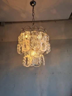 Online Pamono Chandelier by Angelo Mangiarotti for Vistori, 1960s