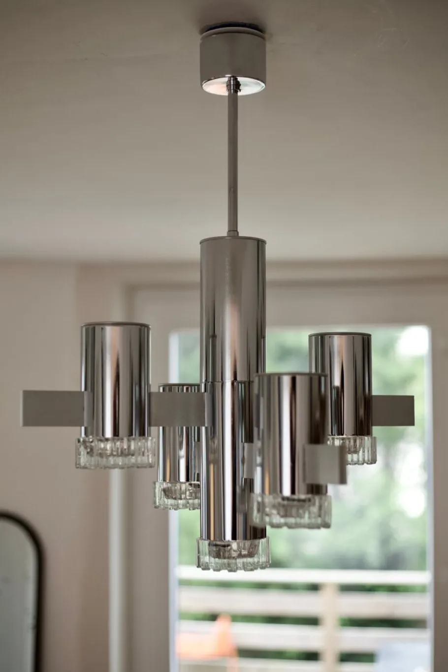 Clearance Pamono Chandelier by Gaetano Sciolari for Sciolari, 1970s