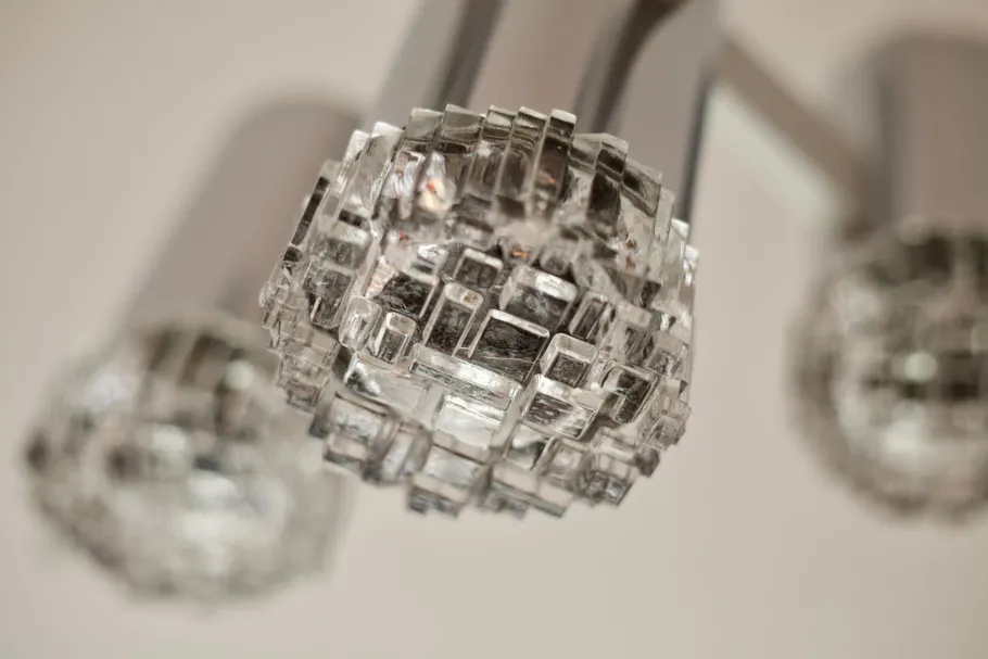 Clearance Pamono Chandelier by Gaetano Sciolari for Sciolari, 1970s