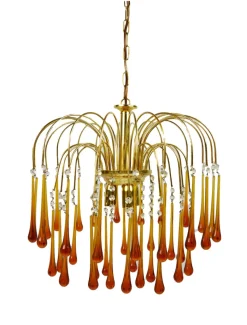 Online Pamono Chandelier by P. Venini, 1960s