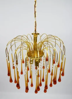 Online Pamono Chandelier by P. Venini, 1960s
