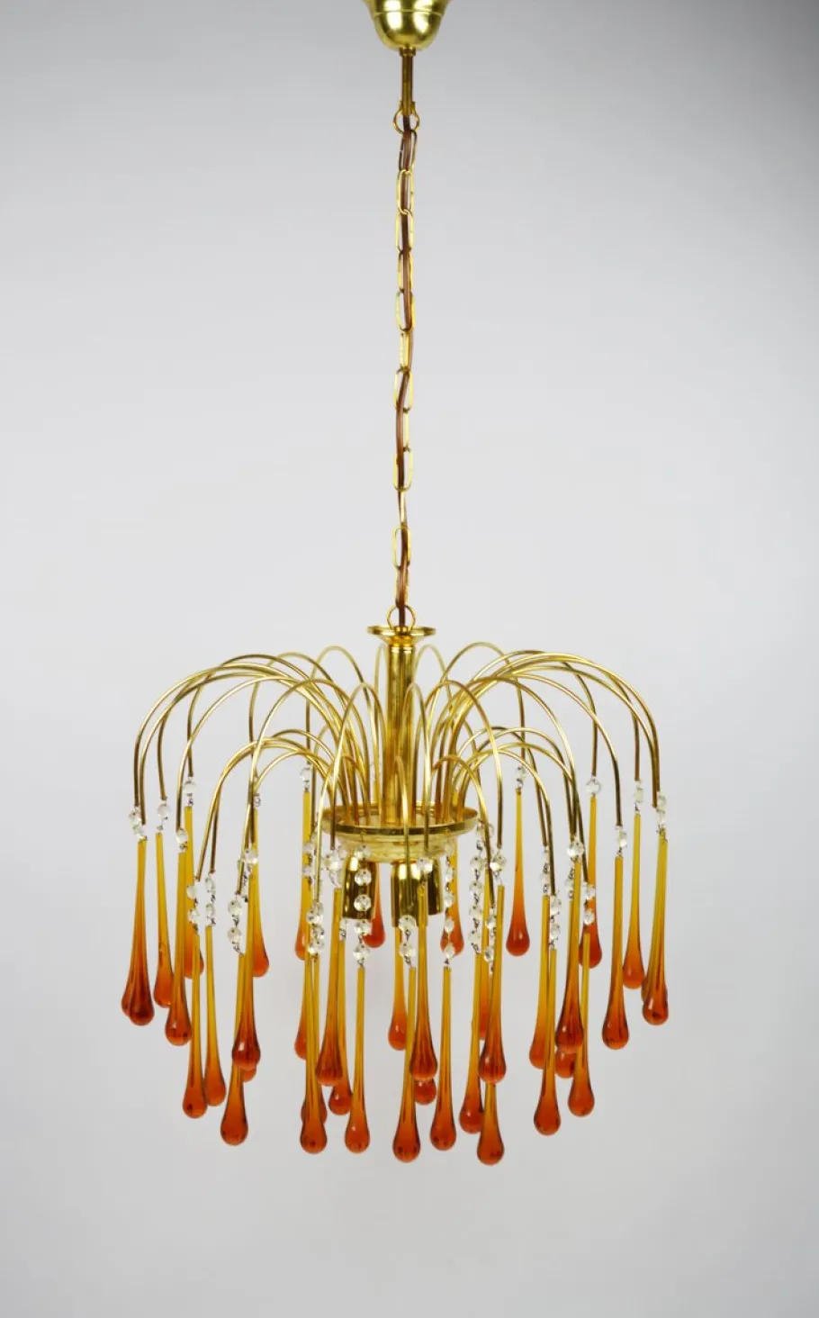 Online Pamono Chandelier by P. Venini, 1960s